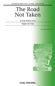 The Road Not Taken SATB choral sheet music cover